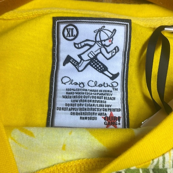 Play Cloths Far From Fantasy Tee Shirt Attraction SS Knit Spectra Yellow T-15 - Picture 3 of 7